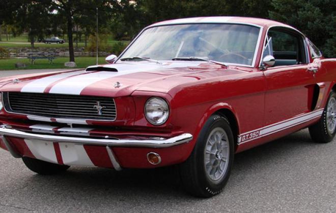 1966 Ford Mustang store Shelby GT 350 Red with White Stripes